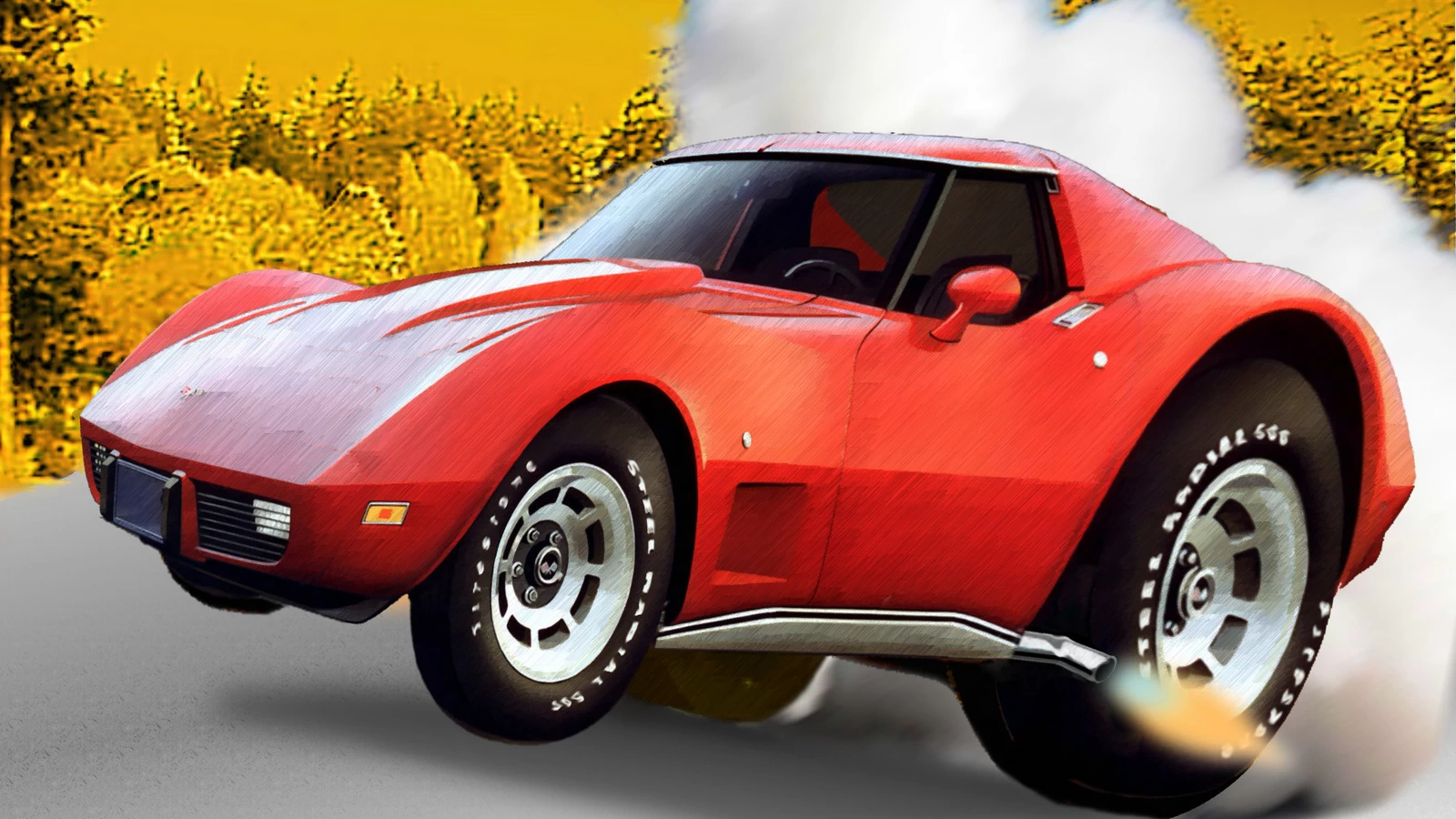 Click to Enlarge-Esc to Close Corvette Generations/C3/C3 1977 Poster.webp
